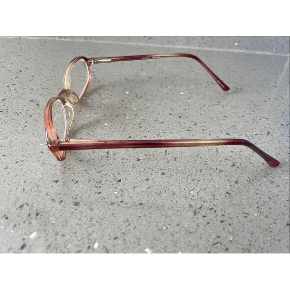 MODERN Speckle Eyeglasses Frames ONLY Purple 46-17-135 Purple/Crystal Full Rim - Picture 3 of 11